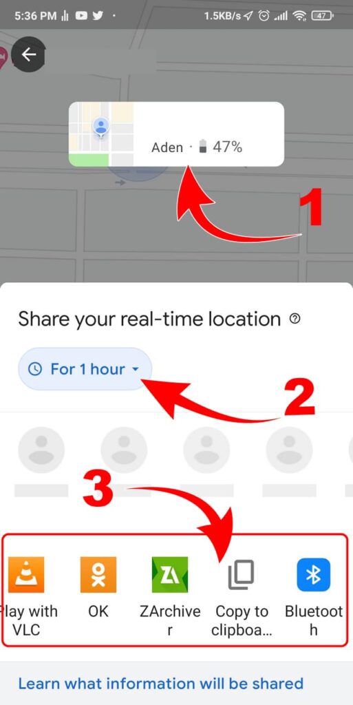 Set the time and take the sharing link