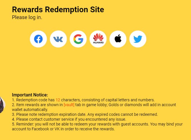 Free fire redeem codes for november