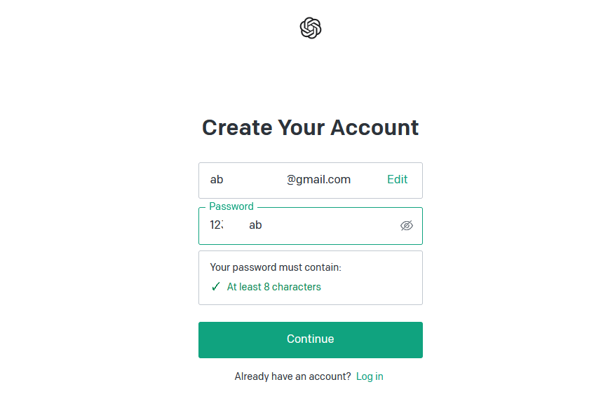 5 Add the password with the addition of numbers and uppercase and lowercase letters in English
